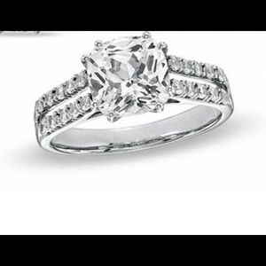 Gordon Jewelers Sterling White Sapphire Ring